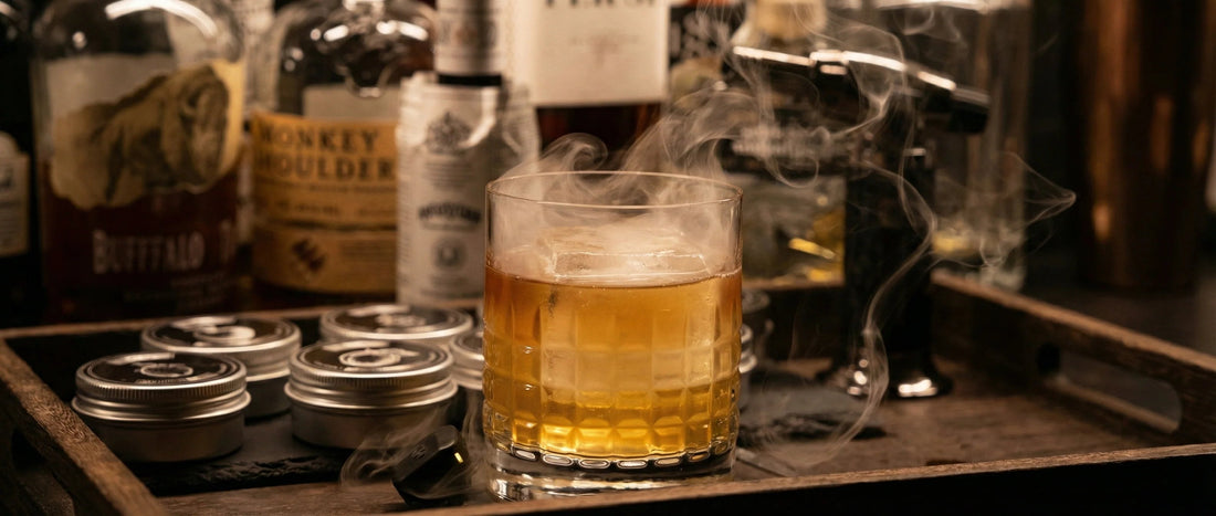 Koktél recept: Füstölt Penicillin - Koktél Füstölővel - Smoking Spirit