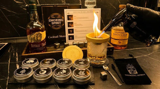 Whiskey smoker szett bemutatása vendég előtt 5 lépésben - Smoking Spirit